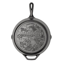 American Road Trip: 12 Inch Seasoned Cast Iron Skillet, Massachusetts